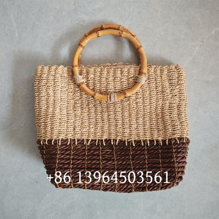 Cov Poj Niam Tiag Bamboo Cov Poj Niam Chic Handbags