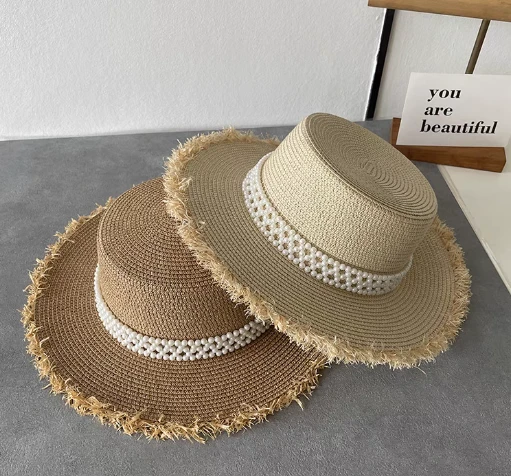 Pearl Tes Woven Women Sun Hat