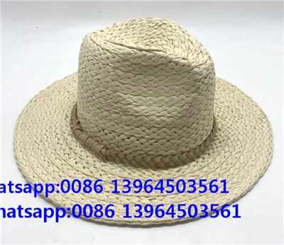 Ntuj Handwoven Ntawv Dawb Npaws Fimeora kaus mom