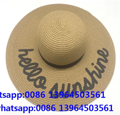 Paj ntaub Big Brim Nyiaj so koobtsheej Women Hat