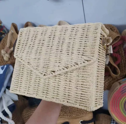 Ntuj Rattan Lady Beach Bag