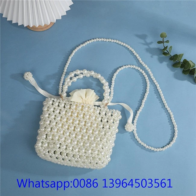 Crossboday Pearl Beaded Hnab