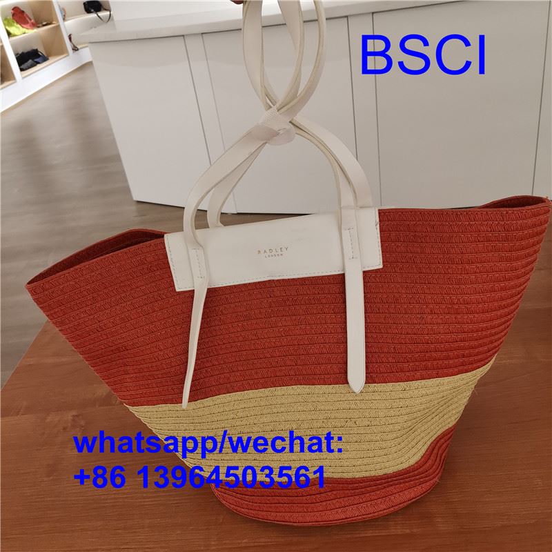 Durable Loj Straw Beach Hnab