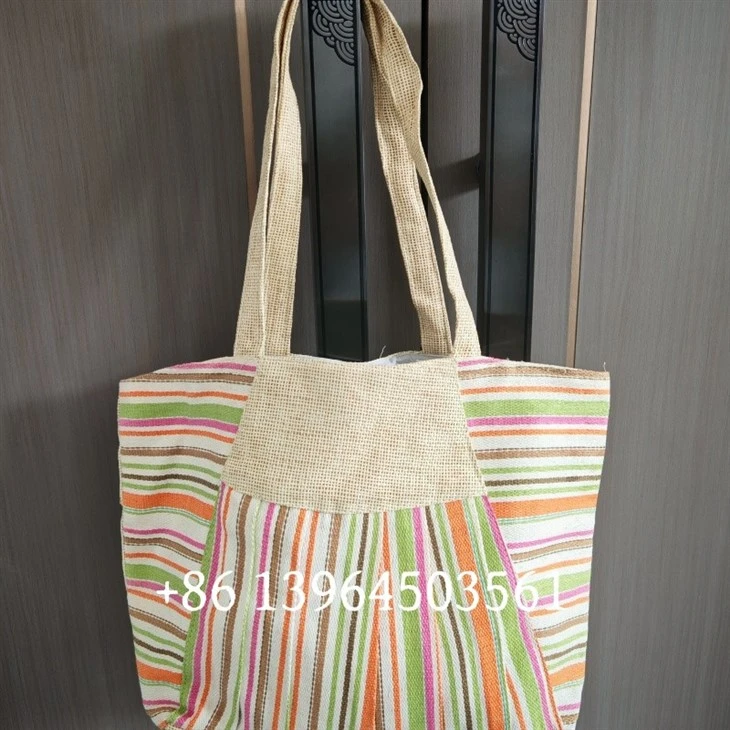 Daim Ntawv Straw Kuas Tes Hau Handbags Rau Cov Ntxhais