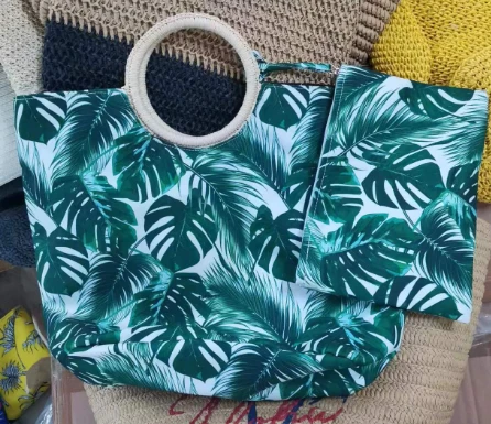 Tropical Women Puam Hnab Ib Txheej
