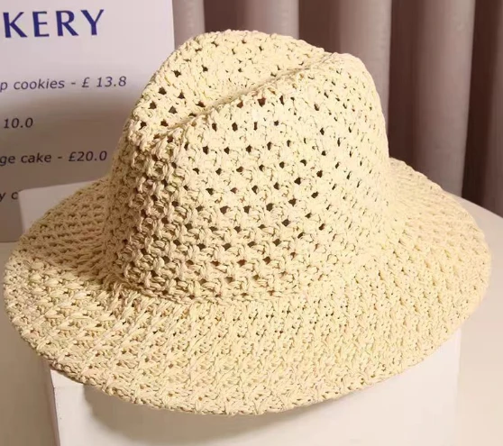 Paj Hollow Handmade Staw Women Hat