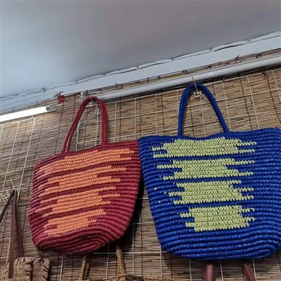 Handmade Straw Bags, koj tsim nyog nws!