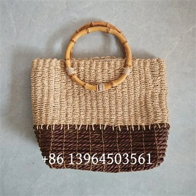 Cov Poj Niam Tiag Bamboo Cov Poj Niam Chic Handbags