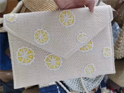 Daim Ntawv Paj Ntaub Poj Niam Clutch Hnab