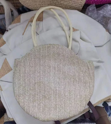 PP Braid Round Straw Nyiaj so koobtsheej Women Bag