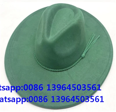 Ntsuab Fancy Fedora Lub kaus mom nrog lub hnub tiv thaiv