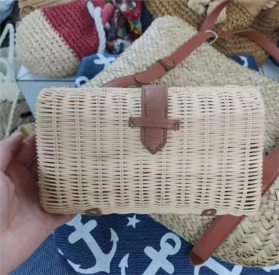 Me Rattan Hand Woven Evening Bag