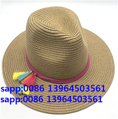Woven Fringe Sun Hat