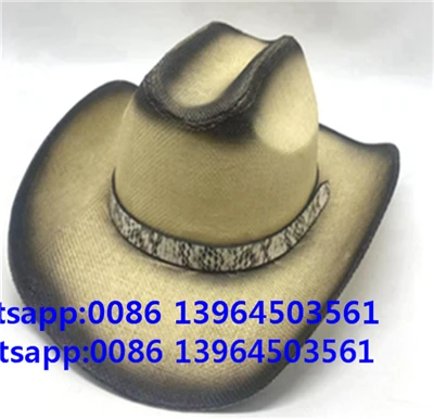 Dub Spray Txiv neej Lub kaus mom Fedora Cowboy Retro Cap