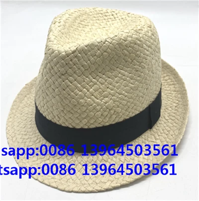 Xuas tes ua daim ntawv Woven Cream Lub caij ntuj sov lub kaus mom