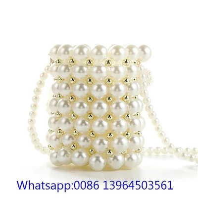 Vintage Pearl Bead Hnab