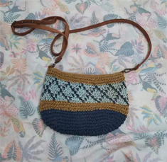 Daim Ntawv Crochet Crossbody Women Bag