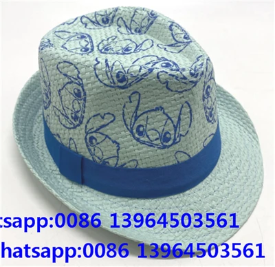 Blue Txiv neej Breathable Straw Lub Caij Ntuj Sov Hat