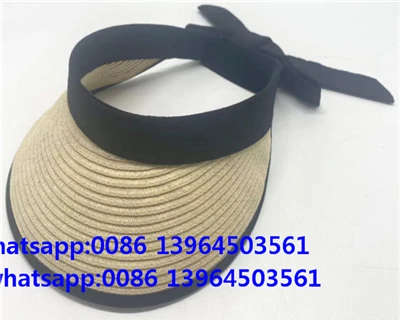 Visor Hator Mow Dav Brim UV Tiv Thaiv Poj Niam Cap