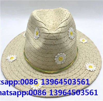 Poj niam Fedora Loj Brim Sun Hat