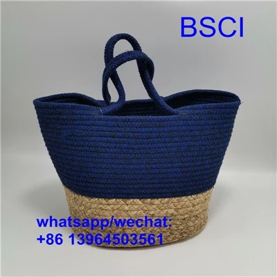 Ntuj Woven Rattan Beach Bag
